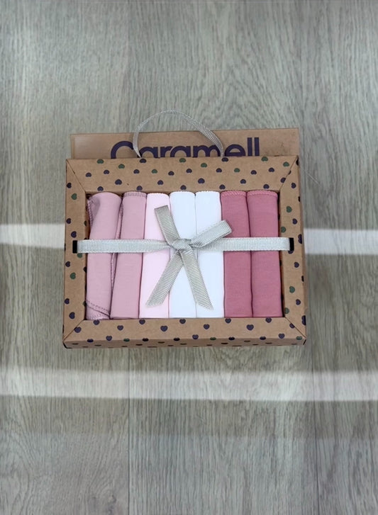 Fazzoletti anti-rigurgito in 100% cotone.