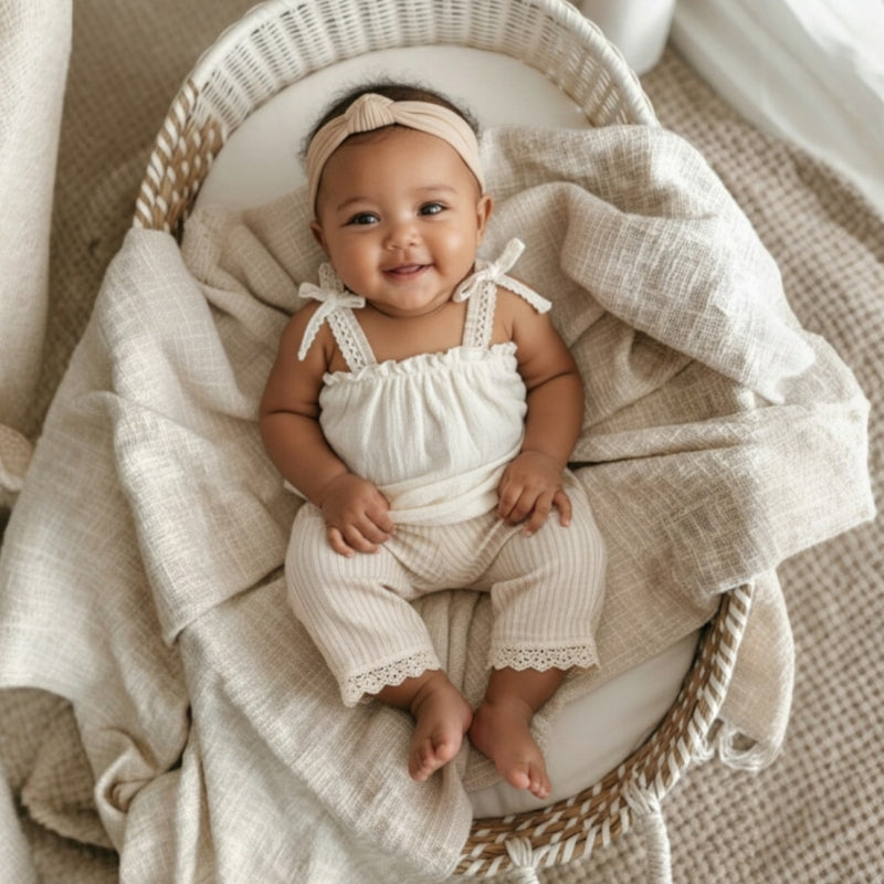 Completo estivo neonata in cotone