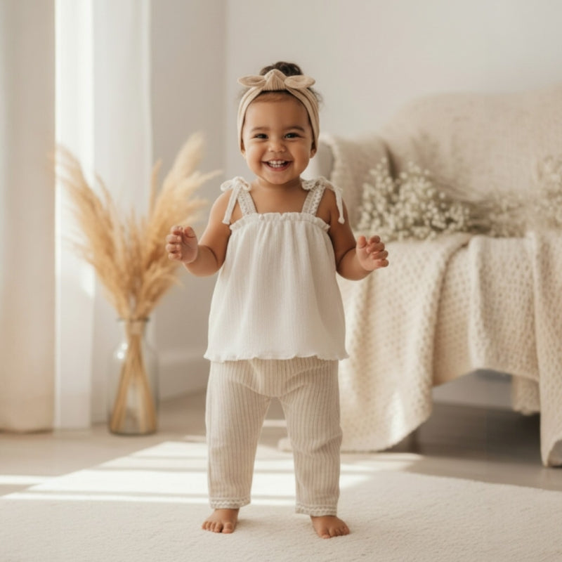 Completo estivo neonata in cotone