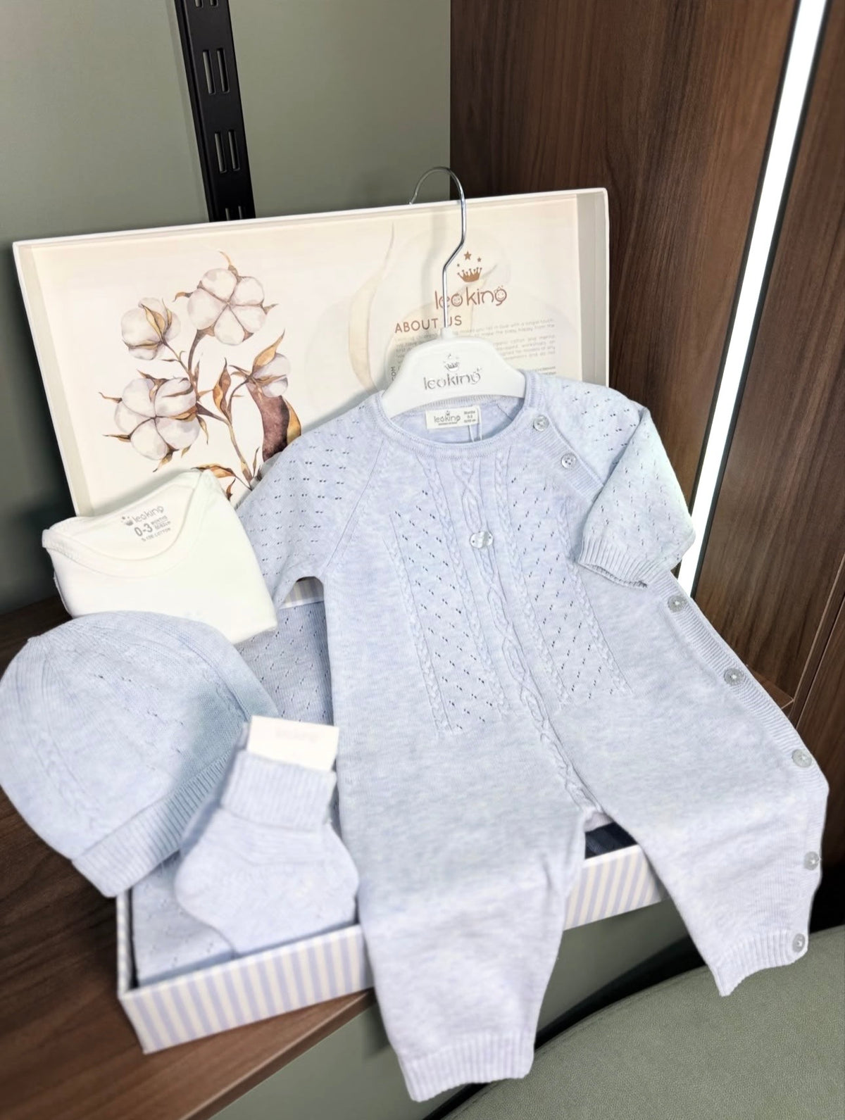 Corredino Nascita Neonato 8 Pezzi 100% Cotone