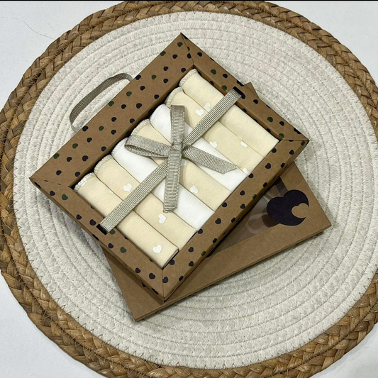 Fazzoletti anti-rigurgito in 100% cotone