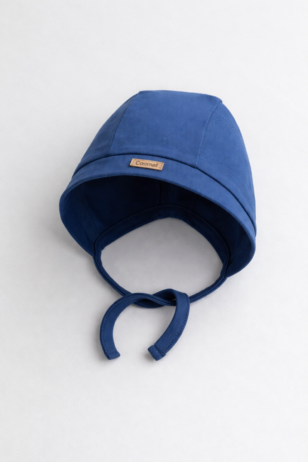 Cappellino Neonato in Cotone con Laccetti