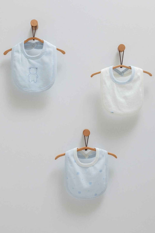 Set 3 Bavaglini 100% Cotone