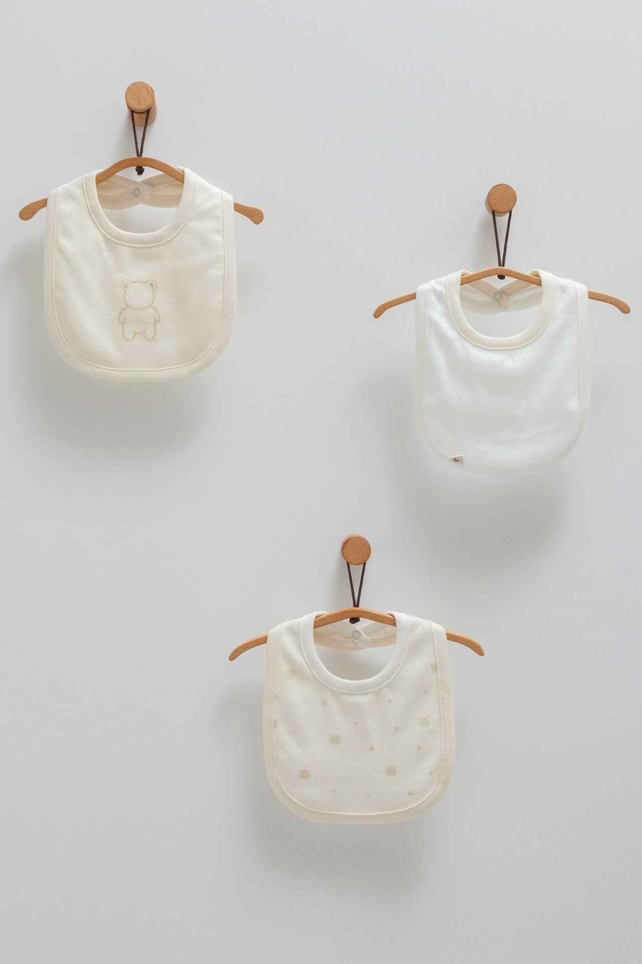 Set 3 Bavaglini 100% Cotone