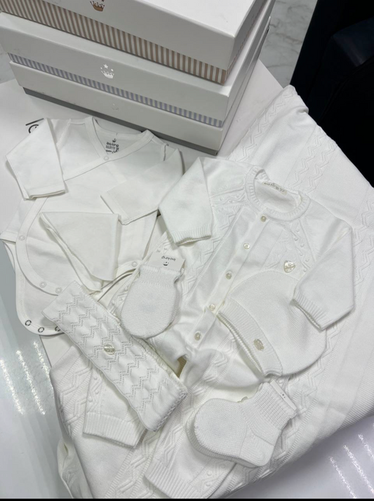 Corredino Nascita 8 Pezzi Unisex 100%cotone