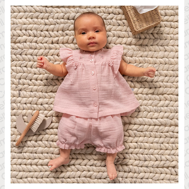 Completo 100% in mussola di cotone