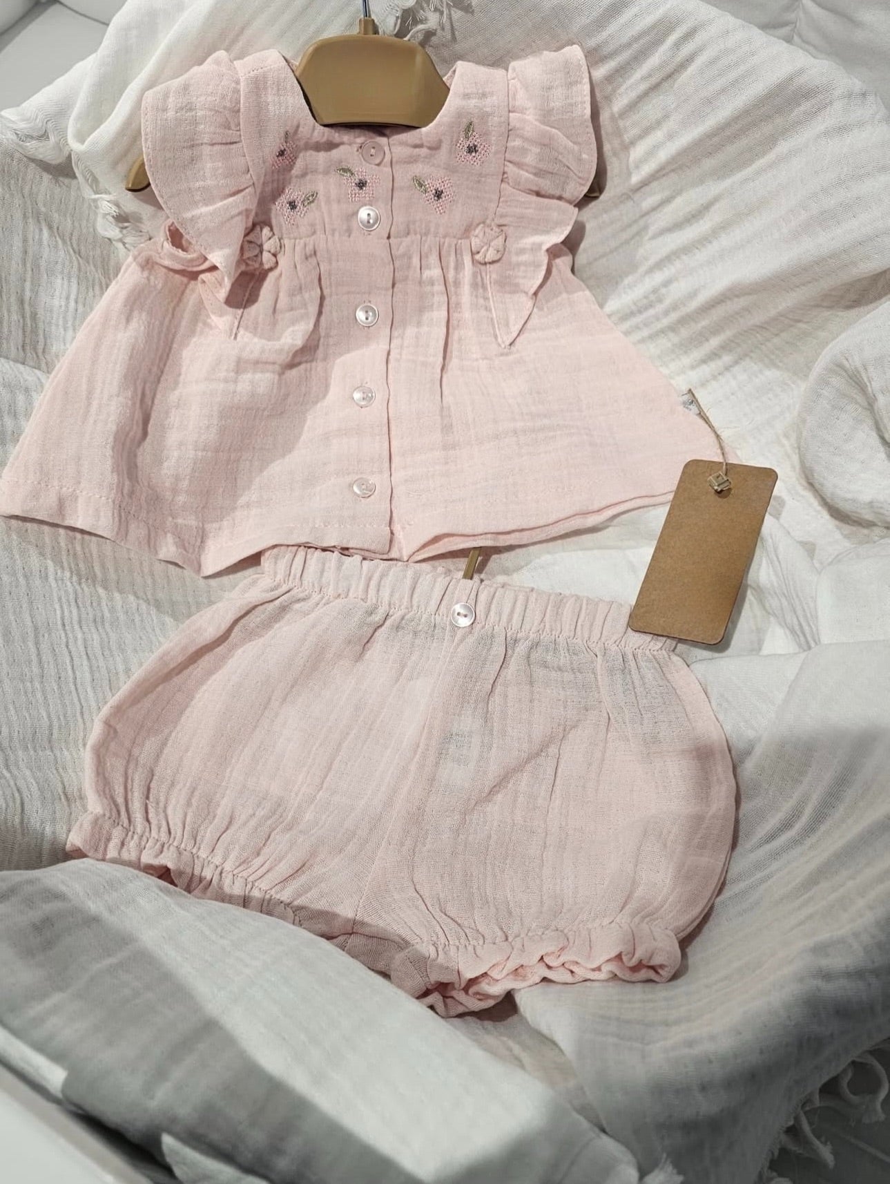 Completo 100% in mussola di cotone