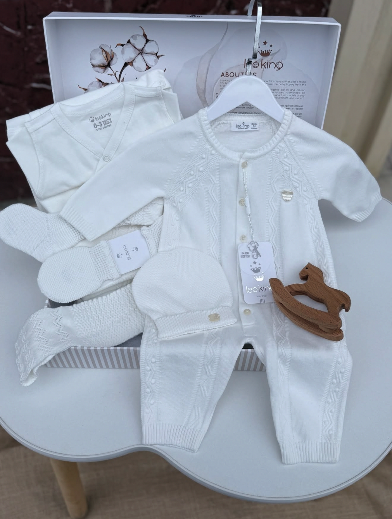 Corredino Nascita 8 Pezzi Unisex 100%cotone